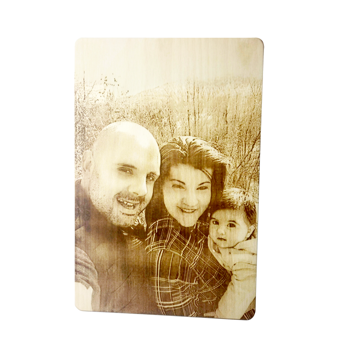 Дървено пано - 30х20см