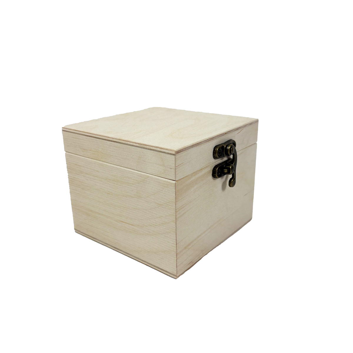 Дървена кутия 10.5х10.5х8.5см